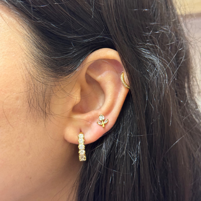 Daytona hoop earrings