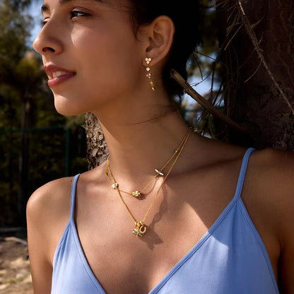 Butterfly charm necklace