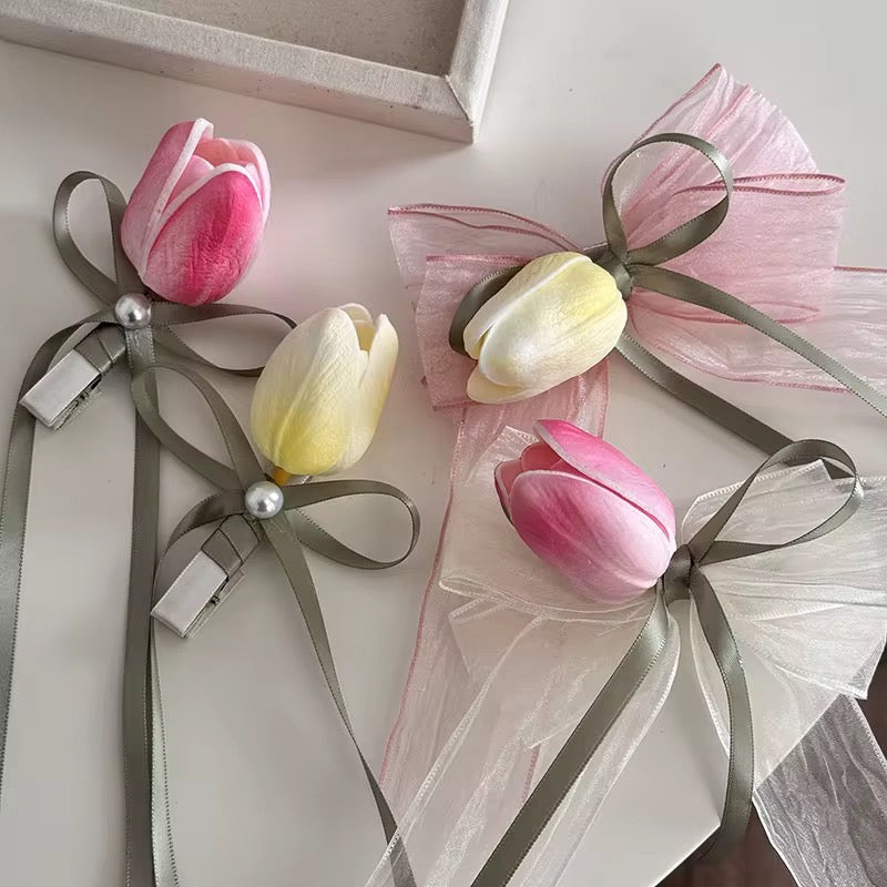 Tulips Hairclips