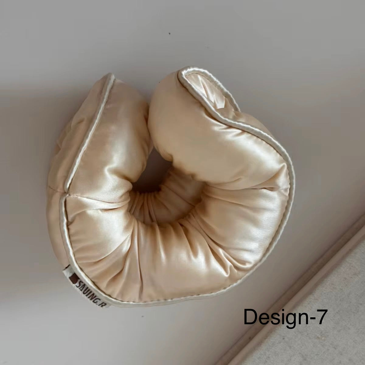 Satin donut bun scrunchie