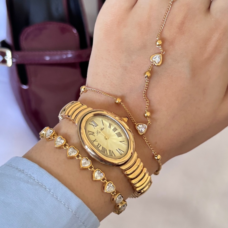 Lady Claire oval dial watch