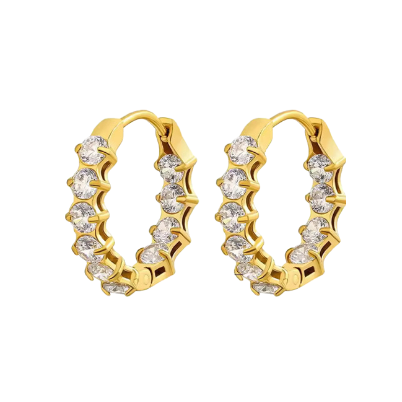 Daytona hoop earrings