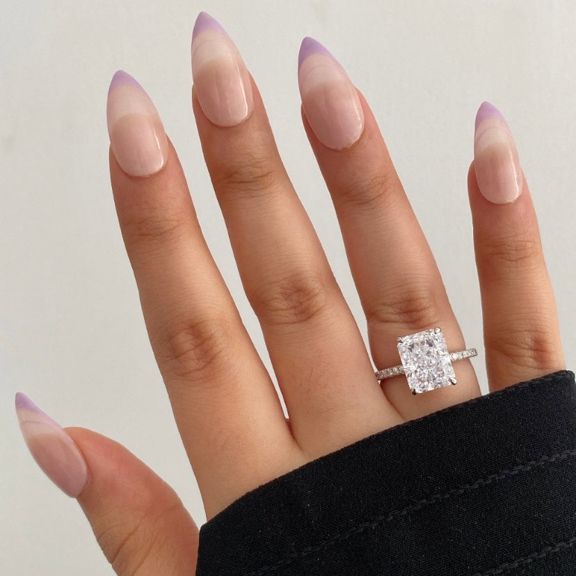 Clear ivory ring