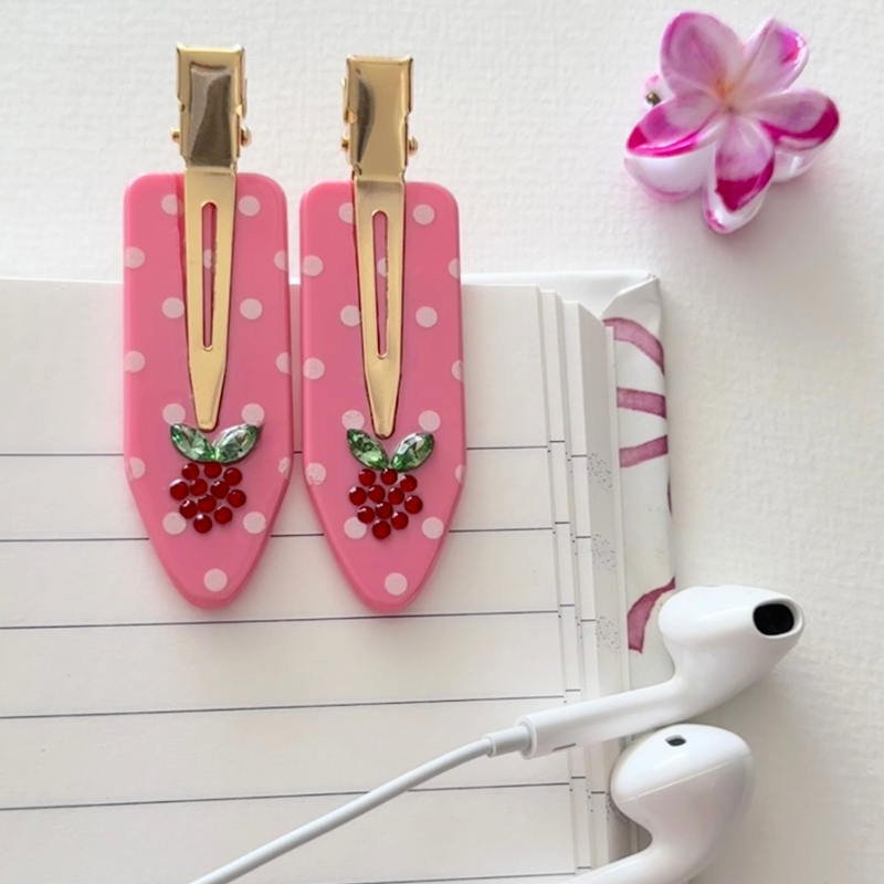 Strawberry shortcake pins(pair)
