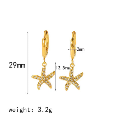 Starfish earrings