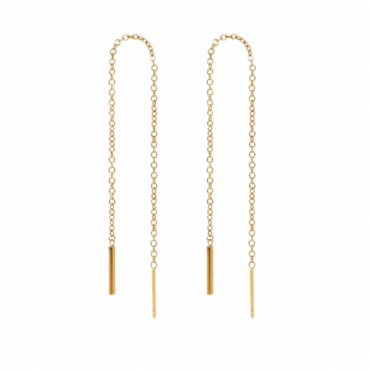 Lenora threader earrings
