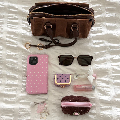 Polka dot pouch