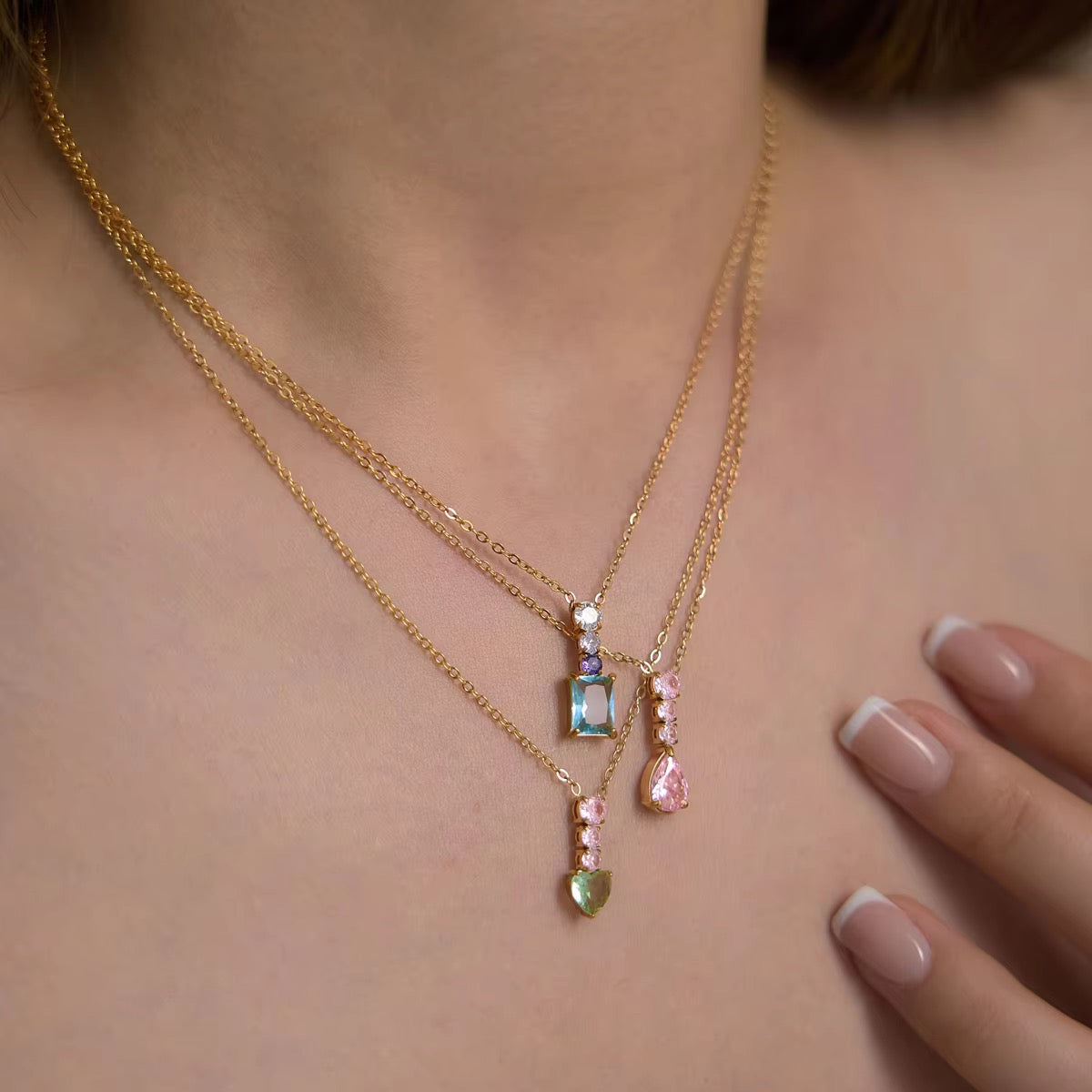Gemstone necklace