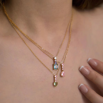 Gemstone necklace