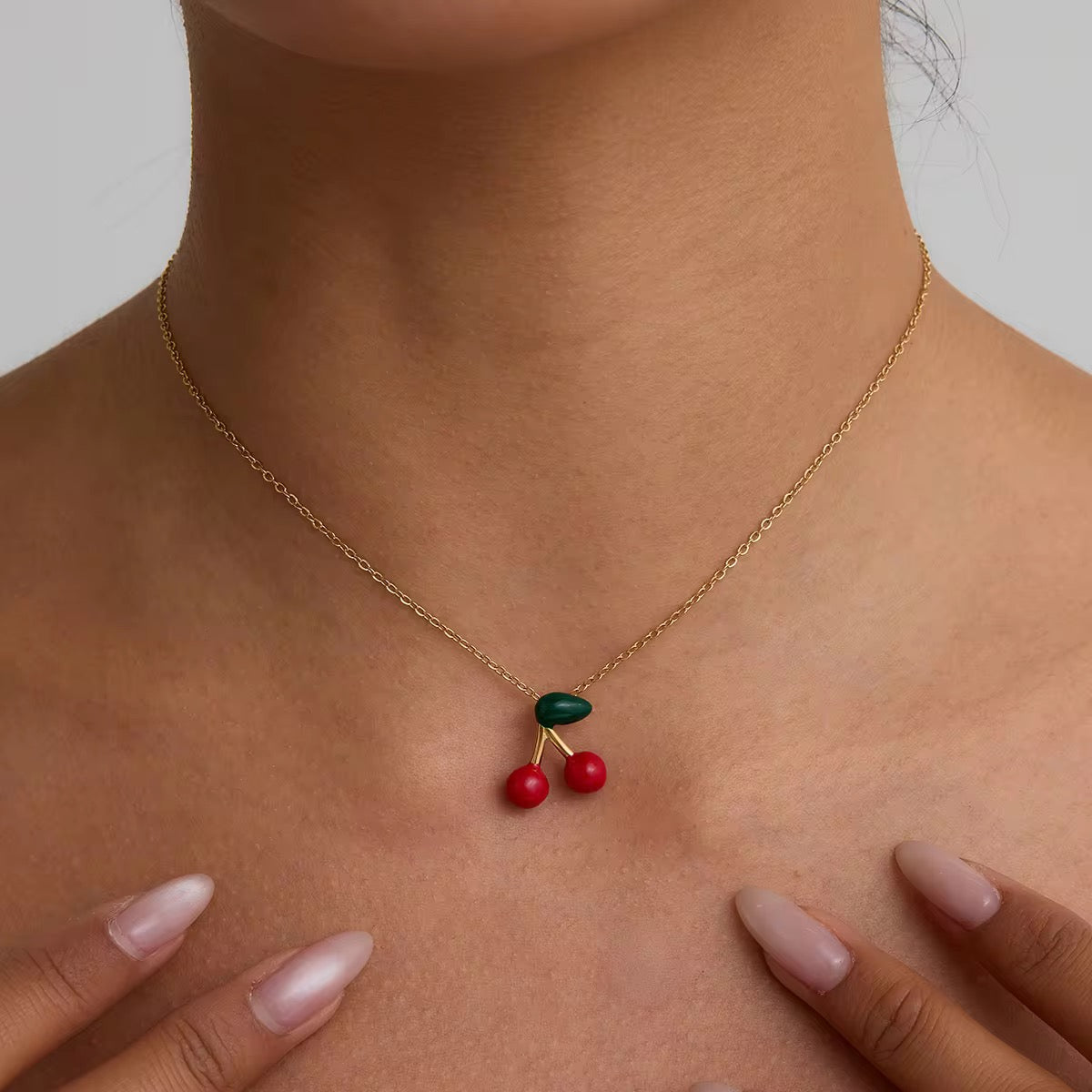 Cherry necklace