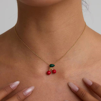 Cherry necklace