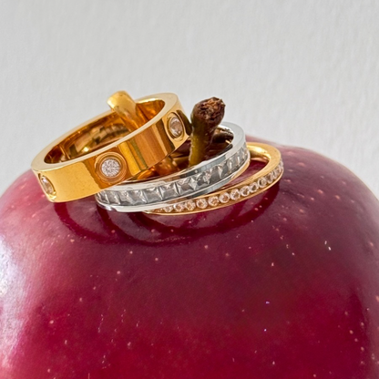 Diamond stimulant ring