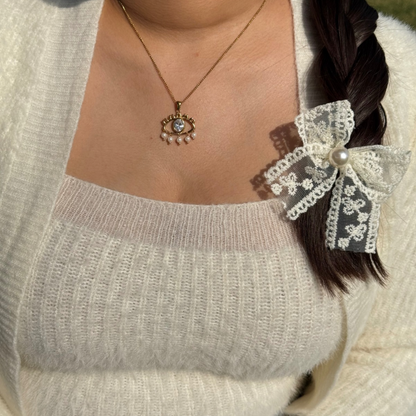 Bohomain hair clip and hair tie