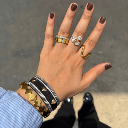 Frappe woven bracelet