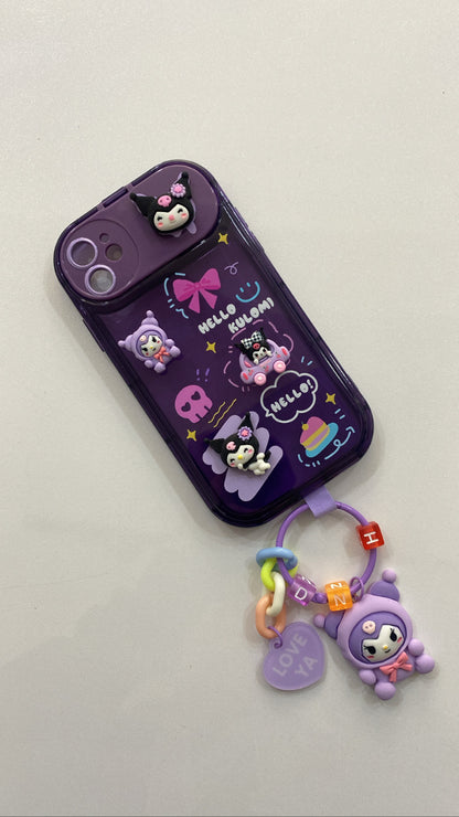 Kuromi charm case