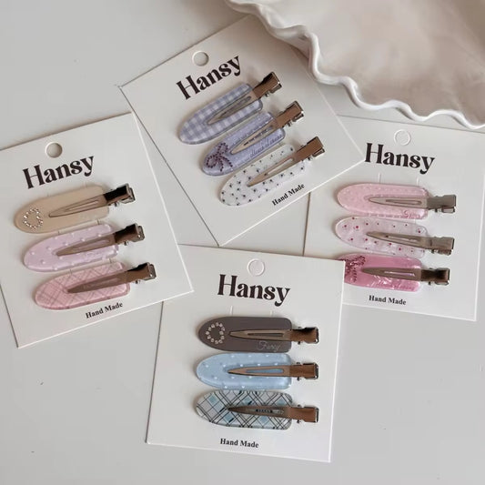 Coquette Jaw clips (set of 3)