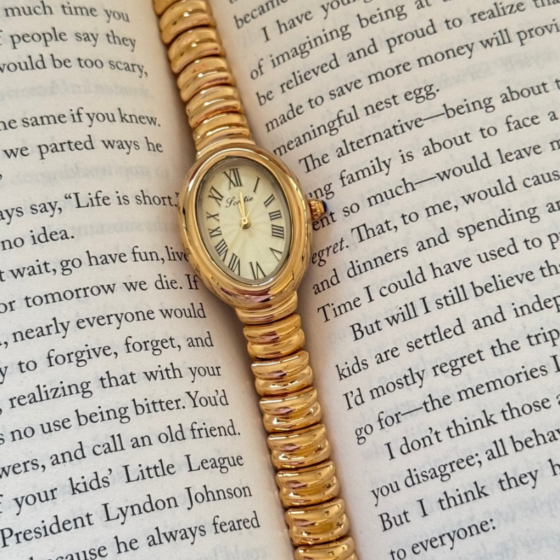 Lady Claire oval dial watch