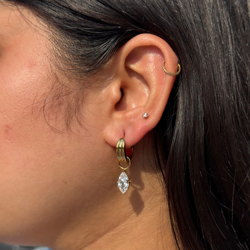 Saturn earrings