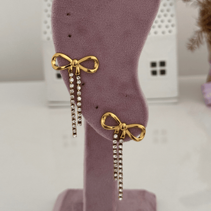 Golden gleam earrings