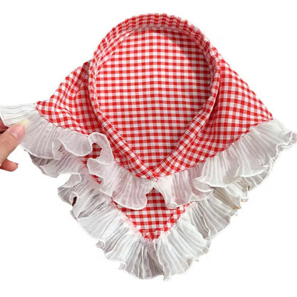 Checkered Scarf headband