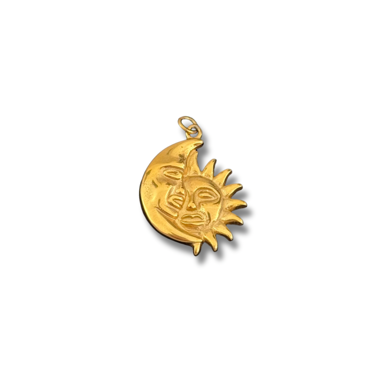 Sun & moon charm