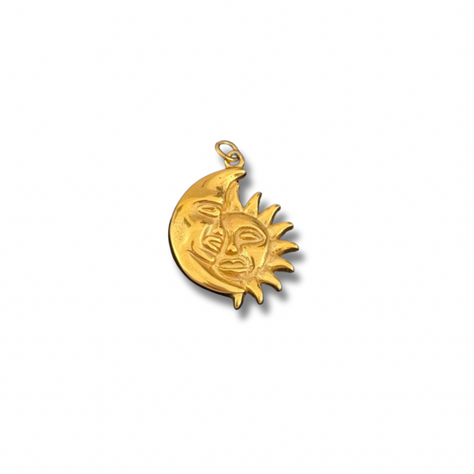 Sun & moon charm