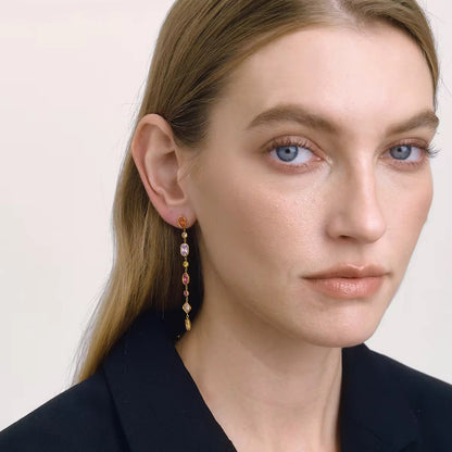 Fuchsia core earrings
