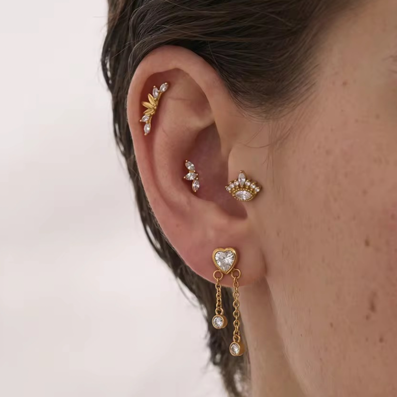 Meera Helix stud