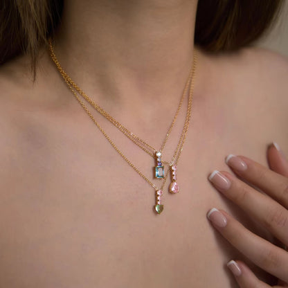 Gemstone necklace