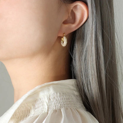 Soft hearted earrings