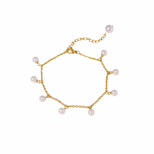 Moonlit anklet