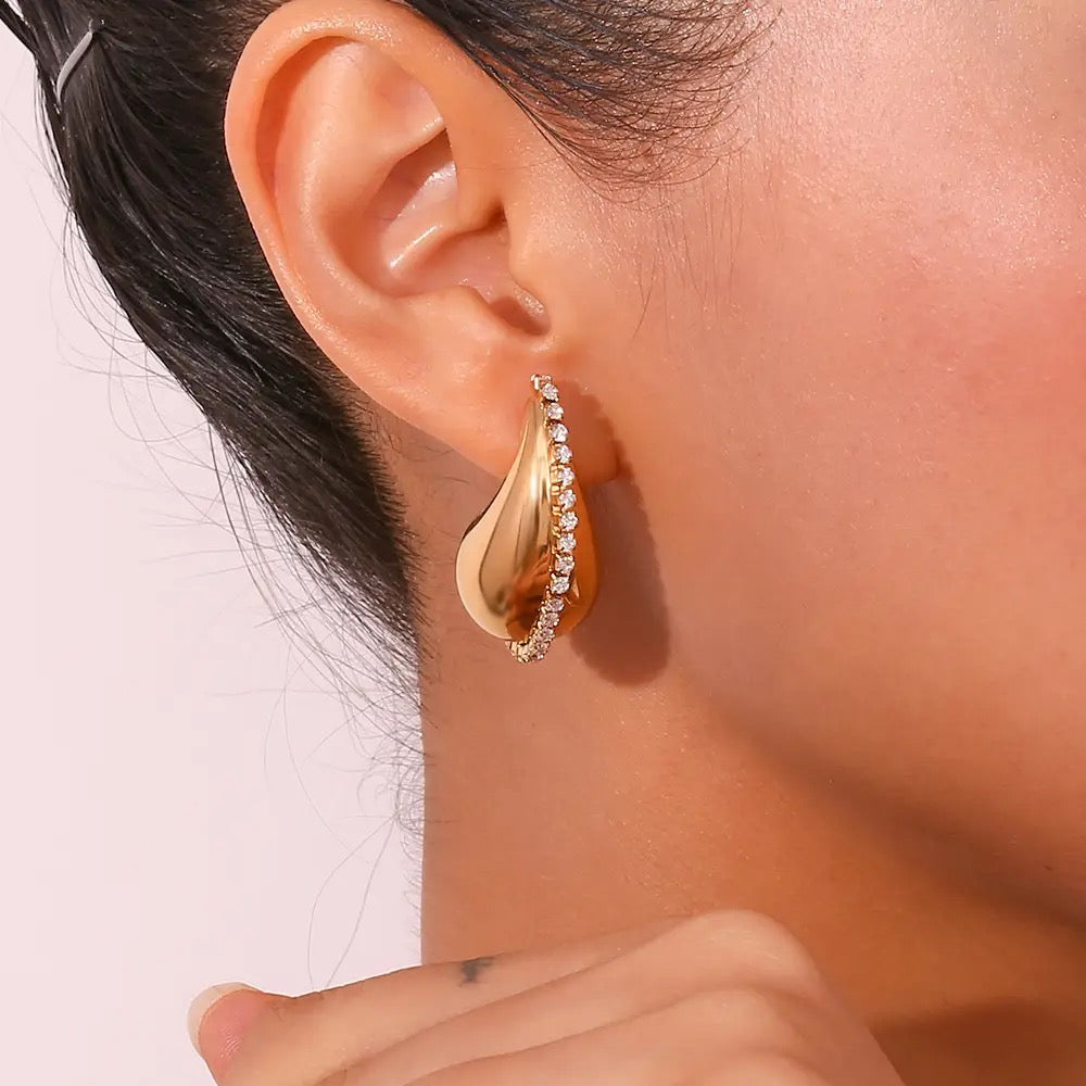 Party teardrop earrings