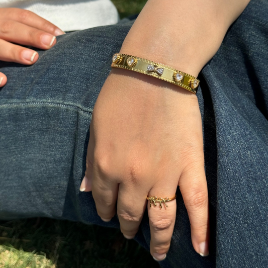 Bow shine bracelet