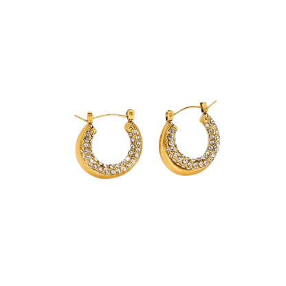 Double pave hoops