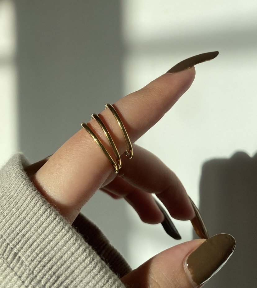 Plain jane ring set