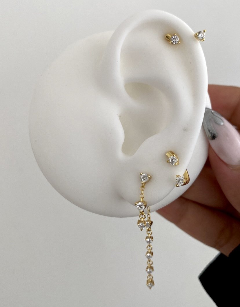 Seasquare earrings