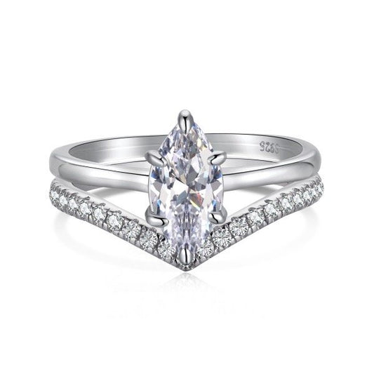 Marquise ring set