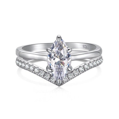 Marquise ring set