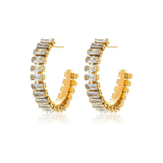 Nera hoop earrings