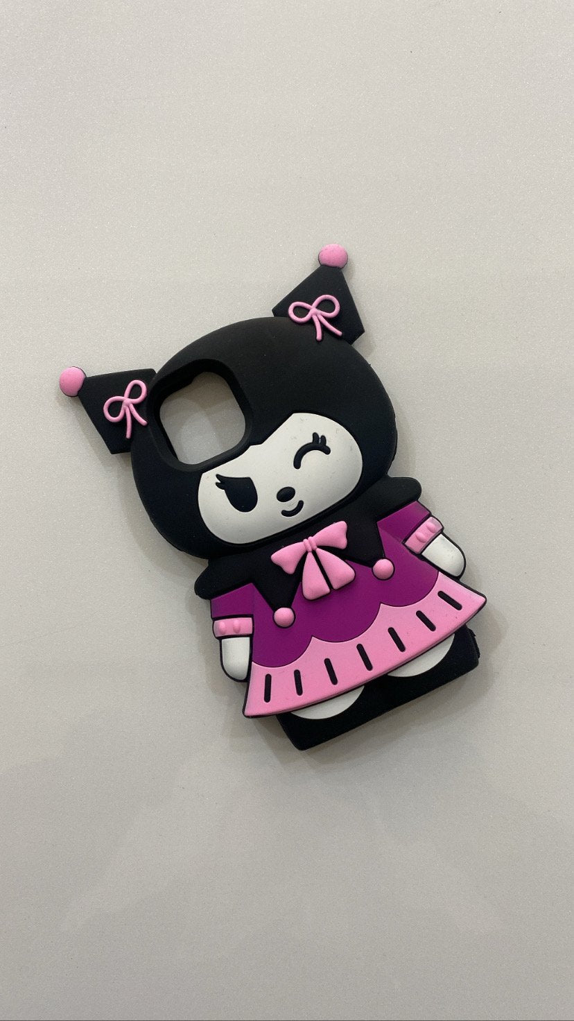 Kuromi black pink case